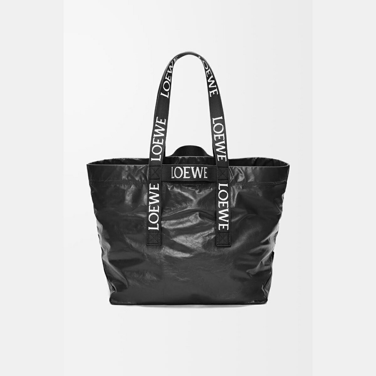 ロエベ LOEWE 2025秋冬メンズ フォールドショッパー（ペーパーカーフ）【ブラック 】【送料無料】【正..