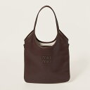 ミュウミュウ MIU MIU アイビー レザー バッグ【ブラウン 】【送料無料】【正規品】