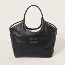 ミュウミュウ MIU MIU アイビー レザー バッグ【ブラック 】【送料無料】【正規品】