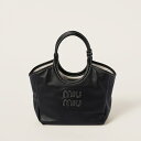 ミュウミュウ MIU MIU アイビー レザー バッグ【ブラック 】【送料無料】【正規品】