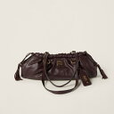 ミュウミュウ MIU MIU ジョワ ナッパレザー バッグ【ブラウン 】【送料無料】【正規品】