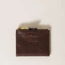 ミュウミュウ MIU MIU ナッパレザー 財布5ML024_AEFX_F0NBL【ブラウン 】【送料無料】【正規品】