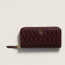 ミュウミュウ MIU MIU ラージ マトラッセ ナッパレザー ウォレット5ML506_AFPP_F0007【ボルドー 】【送料無料】【正規品】
