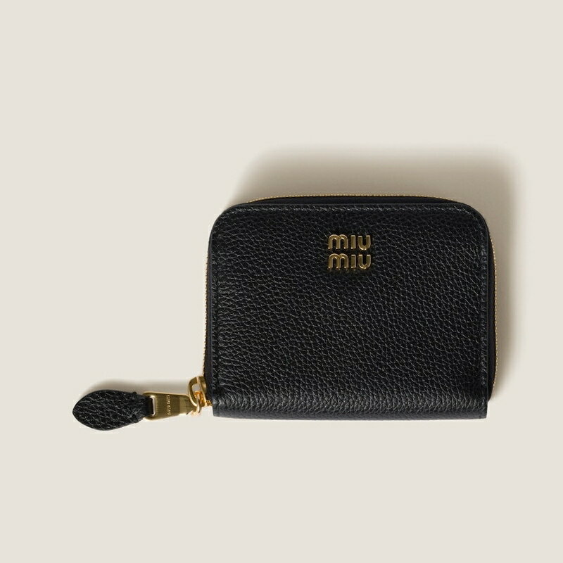 ミュウミュウMIUMIUレザーコイ...