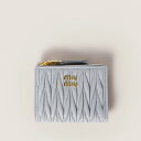 ミュウミュウ MIU MIU マテラッセレザー 財布5ML024_2FPP_F0164【パールグレー 】【送料無料】【正規品】