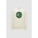 2025春夏 MONCLER モンクレール メンズFELPA IN COTONE CON LOGO BASKETスウェット【bianco 】【送料無料】【正規品...