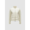 2025春夏 MONCLER モンクレール レディースCARDIGAN IMBOTTITO IN LANA CON ZIPダウンジャケット【bianco 】【送料無料】【正規品】