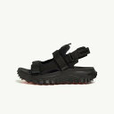2025春夏 MONCLER モンクレール メンズSANDALI TRAILGRIP VELA IDROREPELLENTIサンダル【nero 】【送料無料】【正規品】