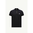 2025春夏 MONCLER モンクレール メンズPOLO IN PIQUET DI COTONE CON PATCH LOGATOポロシャツ【blu scuro 】【送料無料】【正規品】