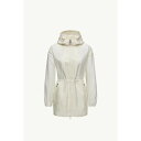 2025春夏 MONCLER モンクレール レディースGIACCA CON CAPPUCCIO WETEジャケット【bianco 】【送料無料】【正規品】