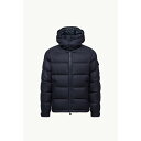 2025/26秋冬 MONCLER モンクレール メンズPIUMINO CORTO IN FLANELLA DI LANA CON CAPPUCCIO MONTGENEVREダウンジャケット【blu navy 】【送料無料】【正規品】
