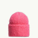 2025/26秋冬 MONCLER モンクレール レディースBERRETTO IN MISTO MOHAIR E LANA帽子【fucsia 】【送料無料】【正規品】