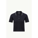 2025/26秋冬 MONCLER モンクレール レディースPOLO IN COTONEポロシャツ【blu navy 】【送料無料】【正規品】
