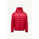 2025/26秋冬 MONCLER モンクレール メンズNAJAN SHORT DOWN JACKET WITH HOODダウンジャケット【Rosso 】【送料無料】【正規品】