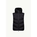 2025/26秋冬 MONCLER モンクレール メンズGUERSAC VEST WITH HOOD AND DIAGONAL QUILTINGダウンベスト【Nero 】【送料無料】【正規品】