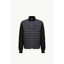 2025/26秋冬 MONCLER モンクレール メンズWOOL AND CASHMERE ZIP-UP PADDED CARDIGANジャケット【Nero 】【送料無料】【正規品】