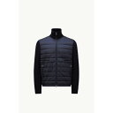 2025/26秋冬 MONCLER モンクレール メンズPADDED ZIP-UP CARDIGANジャケット【Blu Navy 】【送料無料】【正規品】