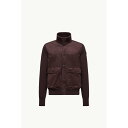 2025/26秋冬 MONCLER モンクレール メンズWOOL AND SUEDE CARDIGANジャケット【Marrone 】【送料無料】【正規品】