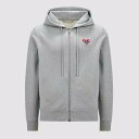 2024t MONCLER N[ YFELPA CON CAPPUCCIO E LOGO CUOREp[J[ygrigio chiaro zyzyKiz