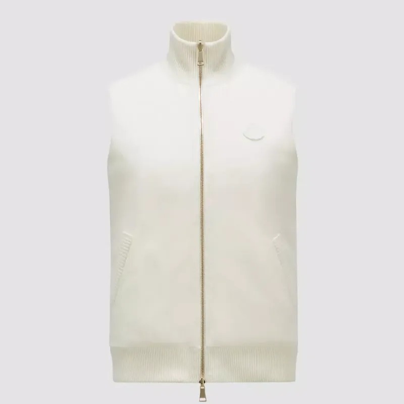 モンクレール ベスト レディース 2024春夏 MONCLER モンクレール レディースGILET REVERSIBILE IMBOTTITOダウンベスト【bianco 】【送料無料】【正規品】