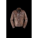 ムーレー MooRER 2025春夏 メンズ BARONE-PE6ジャケット【cognac 】【送料無料】【正規品】