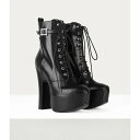 ヴィヴィアンウエストウッド Vivienne Westwood レディース PLEASURE BOOTブーツ【Black 】【送料無料】【正規品】