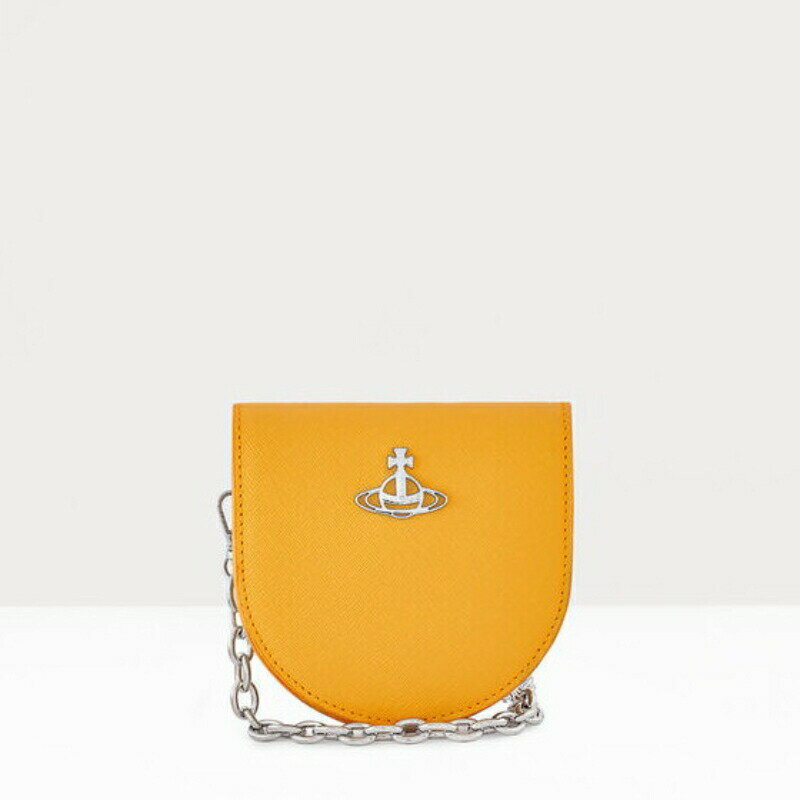 ヴィヴィアンウエストウッド Vivienne Westwood レディース SAFFIANO NANO SADDLE CROSSBODY BAGショルダーバッグ【Yellow 】【送料無料】【正規品】