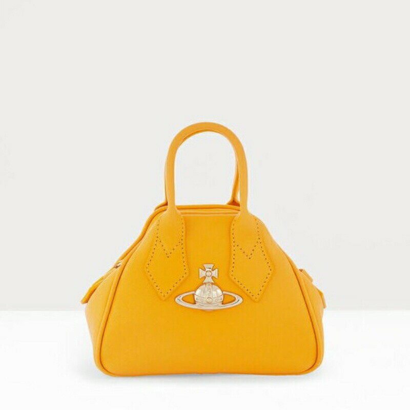 ヴィヴィアンウエストウッド ハンドバッグ（レディース） ヴィヴィアンウエストウッド Vivienne Westwood レディース SAFFIANO MINI YASMINE HANDBAGハンドバッグ【Yellow 】【送料無料】【正規品】