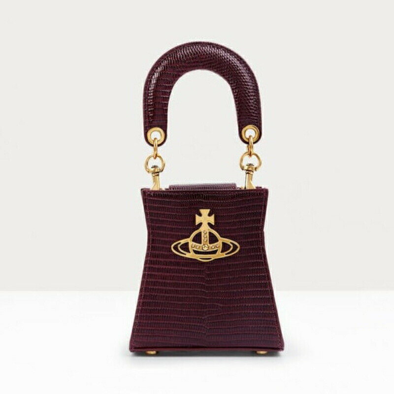 ヴィヴィアンウエストウッド ハンドバッグ（レディース） ヴィヴィアンウエストウッド Vivienne Westwood レディース KELLY SMALL HANDBAGハンドバッグ【Burgundy 】【送料無料】【正規品】