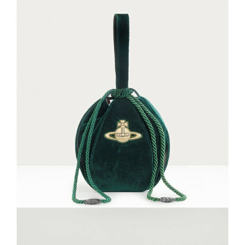 ヴィヴィアンウエストウッド ハンドバッグ（レディース） ヴィヴィアンウエストウッド Vivienne Westwood レディース KITT BUCKET BAGハンドバッグ【Green 】【送料無料】【正規品】