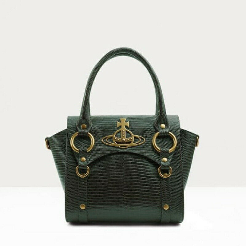 ヴィヴィアンウエストウッド ハンドバッグ（レディース） ヴィヴィアンウエストウッド Vivienne Westwood レディース BETTY SMALL HANDBAGハンドバッグ【Green 】【送料無料】【正規品】