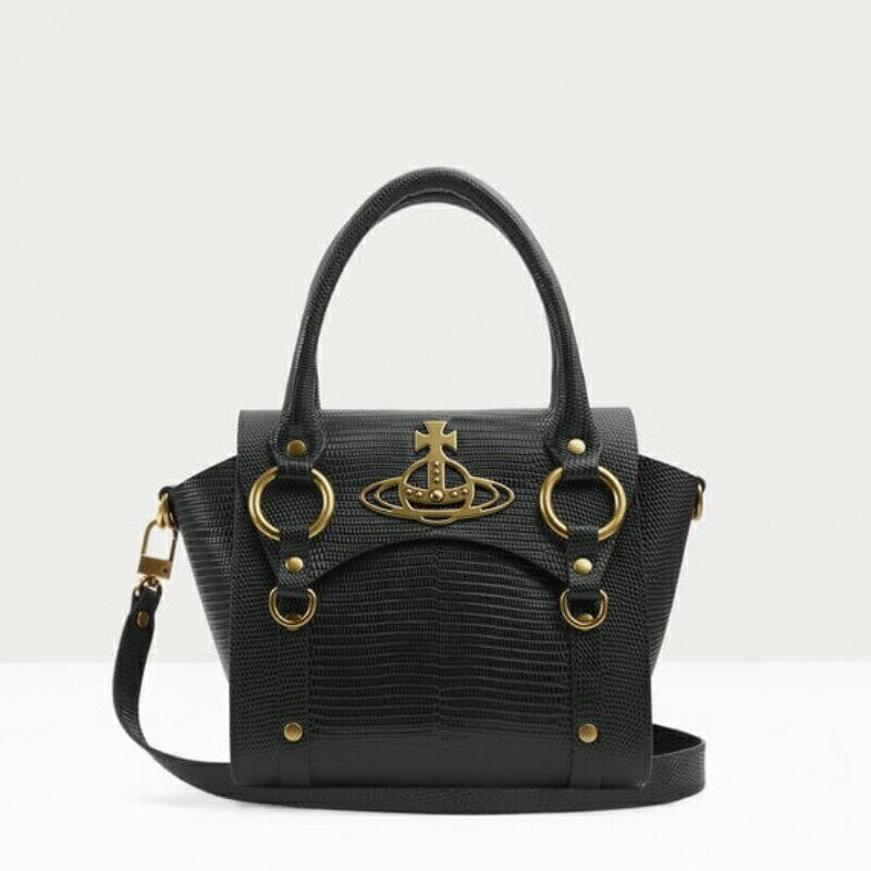 ヴィヴィアンウエストウッド ハンドバッグ（レディース） ヴィヴィアンウエストウッド Vivienne Westwood レディース BETTY SMALL HANDBAGハンドバッグ【Black 】【送料無料】【正規品】