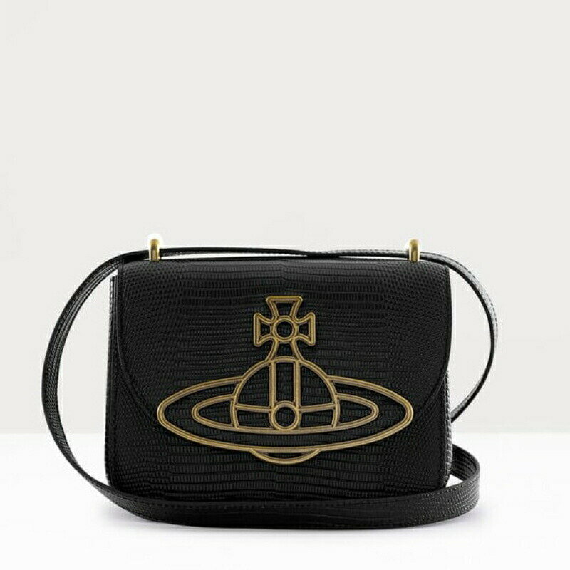 ヴィヴィアンウエストウッド ショルダーバッグ（レディース） ヴィヴィアンウエストウッド Vivienne Westwood レディース LINDA CROSSBODY BAGショルダーバッグ【Black 】【送料無料】【正規品】