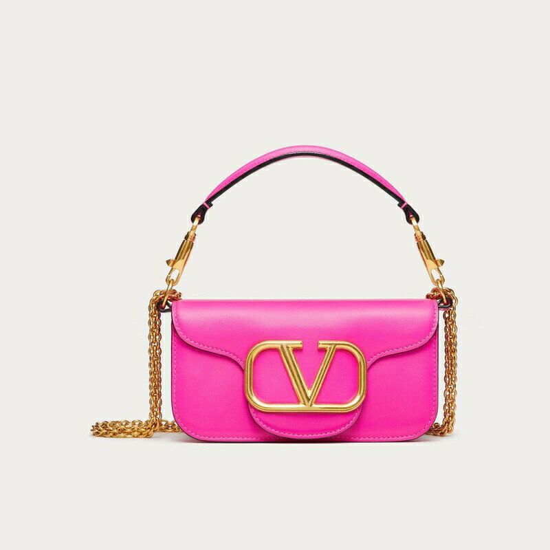 ヴァレンティノ VALENTINO 2024春夏 レディース☆LOCO スモール ショルダーバッグ（カーフスキン）【pink pp 】【送料無料】【正規品】のサムネイル