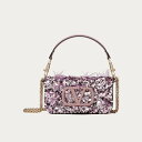 ヴァレンティノ VALENTINO 2024春夏 レディース☆3D刺繍入りスモールロコショルダーバッグ【pink 】【送料無料】【正規品】