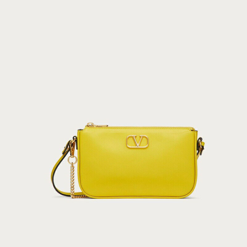 ヴァレンティノ VALENTINO 2024春夏 レディース☆ミニ Vロゴ シグネチャー カーフスキン クロスボディ バッグ【cedar yellow 】【送料無料】【正規品】のサムネイル
