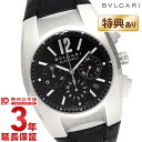 BVLGARI ブルガリ エルゴン ブラック クロノグラフ 自動巻 EG40BSLDCH メンズ 腕 ...