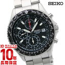 セイコー SEIKO パイロット クロノグラフ 100m防水 ブラック SND253P1(SND25 ...