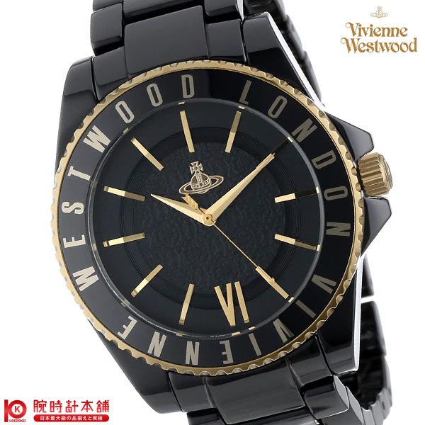 ヴィヴィアンウエストウッド ヴィヴィアン 時計 ヴィヴィアンウエストウッド 腕時計 スローン セラミック VV048GDBK メンズ＆レディース 腕時計