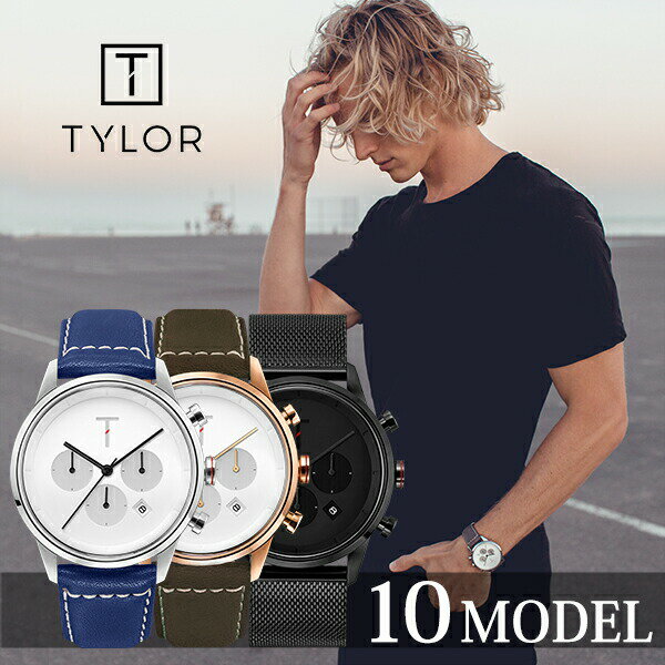 タイラー TYLOR カリフォルニア発 メンズ クロノグラフ 腕時計 時計 TLAC プレゼント 人気