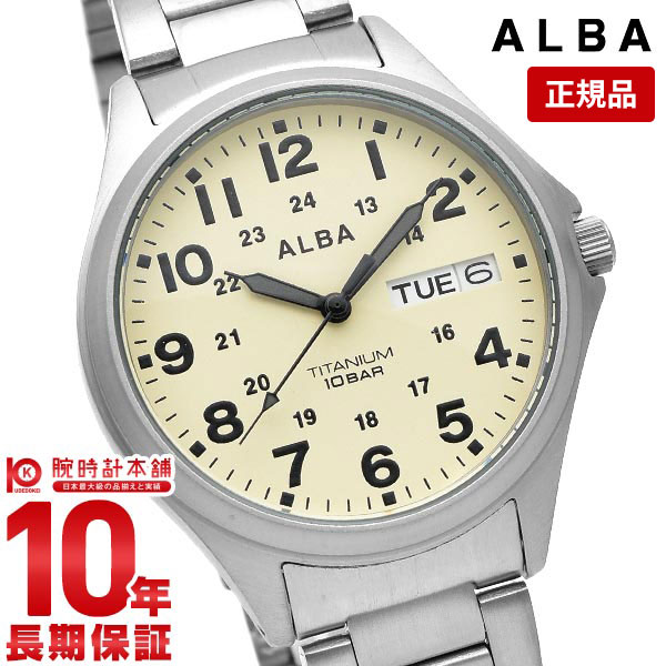 セイコー アルバ 腕時計（メンズ） 【購入後1年以内なら5,390円で下取り交換可】セイコー アルバ ALBA AQPJ401 メンズ