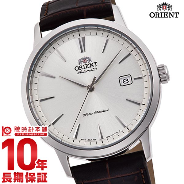 オリエント 腕時計 機械式 メンズ コンテンポラリー ORIENT RN-AC0F07S シースルーバック 革ベルト 日本製 ブラック 時計