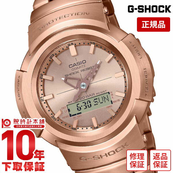 【購入後1年以内なら29,920円で下取り交換可】G-SHOCK Gショック 電波 ソーラー メタルバンド ジーショック アナログ デジタル AWM-500GD-4AJF メンズ カシオ AWM500GD4AJF 腕時計 ソーラー電波時計