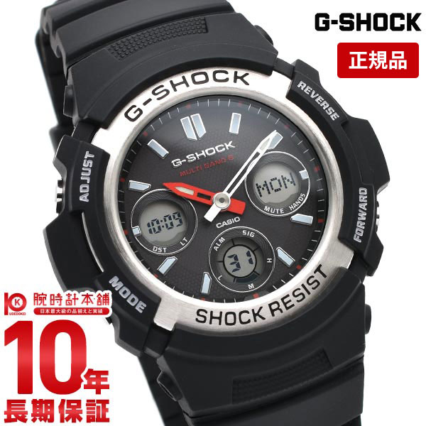 【購入後1年以内なら5,544円で下取り交換可】カシオ Gショック G-SHOCK タフソーラー 電波時計 MULTIBAND 6 AWG-M100-1AJF [正規品] メンズ 腕時計 AWGM1001AJF (2024年6月上旬再入荷予定)