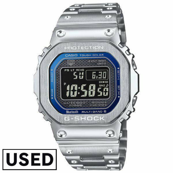 楽天時計専門店 ラグゼ【中古】 カシオ Gショック G-SHOCK NAVY FACE「双璧」 フルメタル デジタル GMW-B5000D-2JF メンズ 新古品