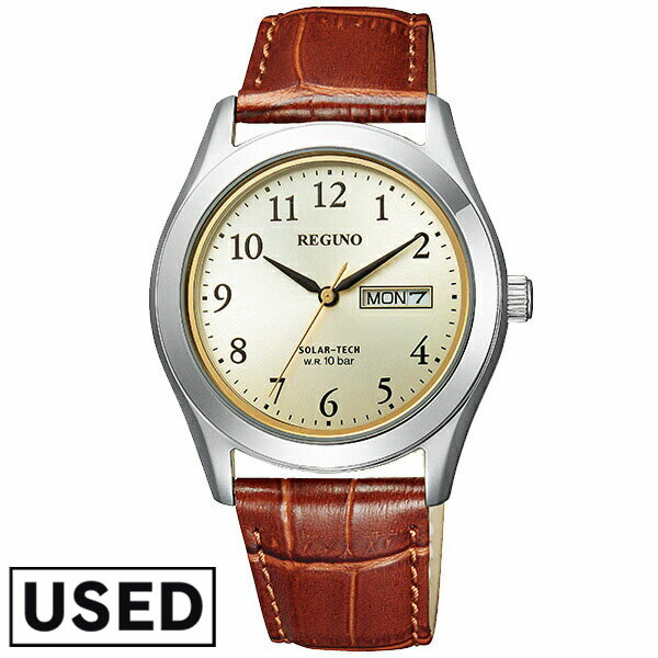 【中古】シチズン レグノ REGUNO ソーラー KM1-211-30 メンズ 腕時計 時計