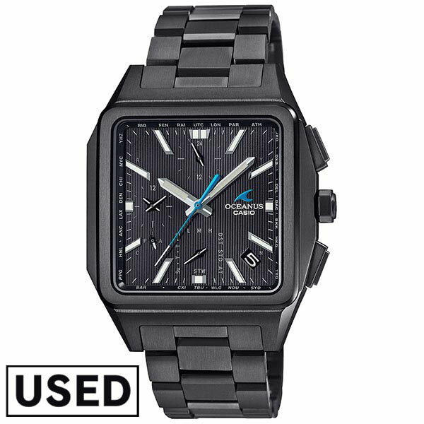 【中古】カシオ CASIO オシアナス OCEANUS CLASSIC LINE クラシックライン OCW-T5000B-1AJF メンズ 腕時計 時計
