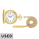 【中古】セイコー ポケットウォッチ SEIKO POCKET WATCH 懐中時計 提げ時計 メンズ レディース SAPQ008 ゴールド 時計