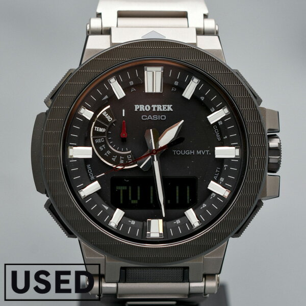 【中古】カシオ CASIO プロトレック PROTRECK MANASLU PRX-8001YT-7JF メンズ 腕時計 時計