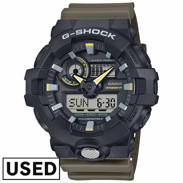 【中古】カシオ Gショック G-SHOCK Two tone utility colors GA-710TU-1A3JF メンズ